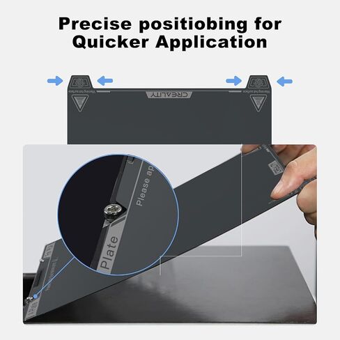 Creality K1C لوحة بناء بلوري PEI، منصة طباعة لوحة فولاذية زنبركية مرنة 235x235 مم لـ Ender 3 S1/ Pro، Ender 3 Neo، Ender 3 V2 Neo، Ender 5 S1، Ender 3 V3 SE، Ender KE K1C، K1 in Kuwait