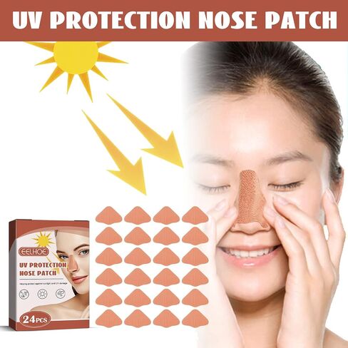 UV Protection Nose Patch Breathable Comfortable Sunscreen Golf Nose Bandage for Helping Protect Nose Against Sunlight UV Damage in Saudi Arabia