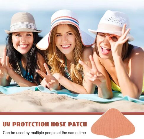UV Protection Nose Patch Breathable Comfortable Sunscreen Golf Nose Bandage for Helping Protect Nose Against Sunlight UV Damage in Saudi Arabia