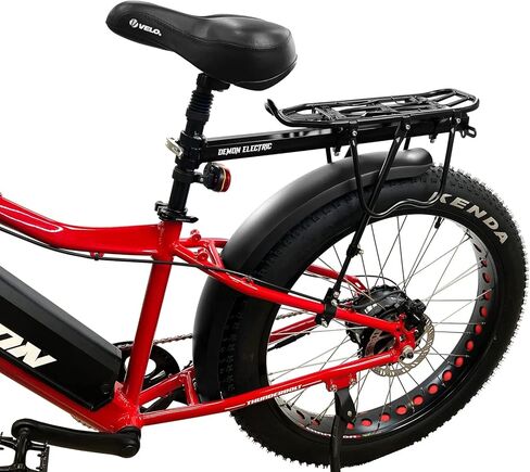 حامل الدراجة العالمي Demon Powersports باللون الأسود مصنوع من مادة الألومنيوم خفيفة الوزن، الحجم قابل للتعديل بين 24 بوصة و28 بوصة وقادر على حمل كل شيء يصل إلى 25 كجم (55 رطلاً) in Kuwait