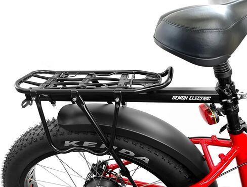 حامل الدراجة العالمي Demon Powersports باللون الأسود مصنوع من مادة الألومنيوم خفيفة الوزن، الحجم قابل للتعديل بين 24 بوصة و28 بوصة وقادر على حمل كل شيء يصل إلى 25 كجم (55 رطلاً) in Kuwait