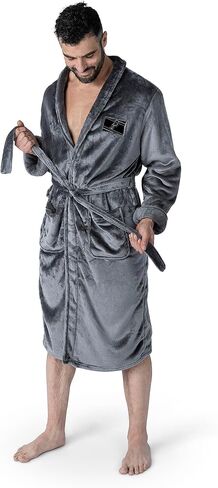 Northwest NBA Mens Transfer Patch Silk Touch Robe in Saudi Arabia