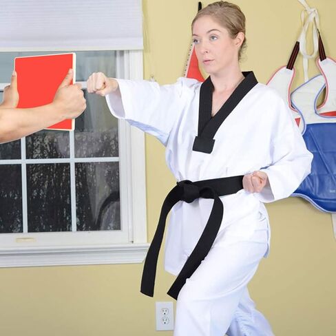 لوحات QTLCOHD قابلة للكسر، لوحات كسر فنون الدفاع عن النفس، الكاراتيه، لوحات التايكوندو، لوحات كسر الرغوة، فنون الدفاع عن النفس، تدريب النينجا، معدات الملاكمة EVA (أحمر) in Kuwait