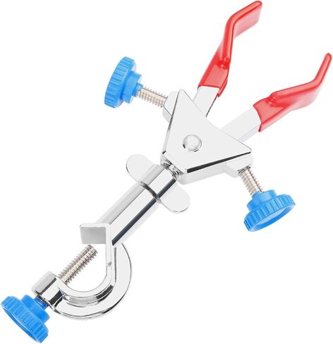 stonylab Mini 2-Prong Swivel Clamp with Boss Head, Compact Dual Adjust Multipurpose 360 Degree Rubber Coated Swivel Clamp for Lab Accessories, 70 mm in Saudi Arabia
