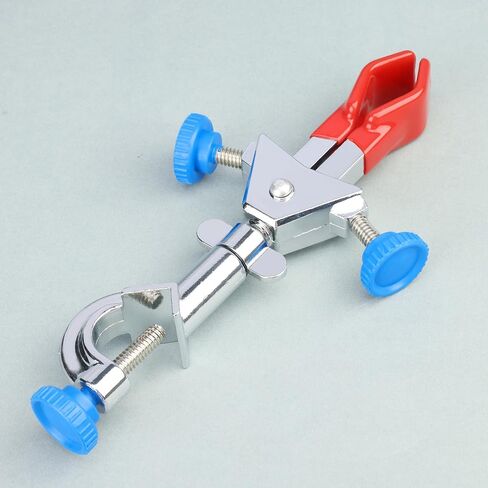stonylab Mini 2-Prong Swivel Clamp with Boss Head, Compact Dual Adjust Multipurpose 360 Degree Rubber Coated Swivel Clamp for Lab Accessories, 70 mm in Saudi Arabia