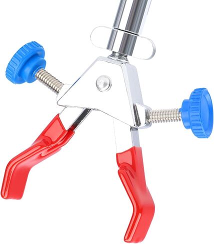 stonylab Mini 2-Prong Swivel Clamp with Boss Head, Compact Dual Adjust Multipurpose 360 Degree Rubber Coated Swivel Clamp for Lab Accessories, 70 mm in Saudi Arabia
