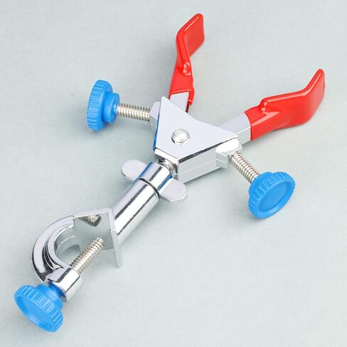stonylab Mini 2-Prong Swivel Clamp with Boss Head, Compact Dual Adjust Multipurpose 360 Degree Rubber Coated Swivel Clamp for Lab Accessories, 70 mm in Saudi Arabia