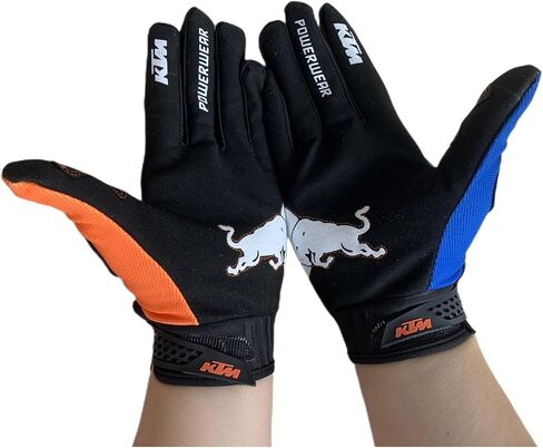 Bull Non-Slip MTB Motorcycle Biking Cycling Gloves Full Finger Off-Road Racing Gloves for Men Women & Mountaineering in Kuwait