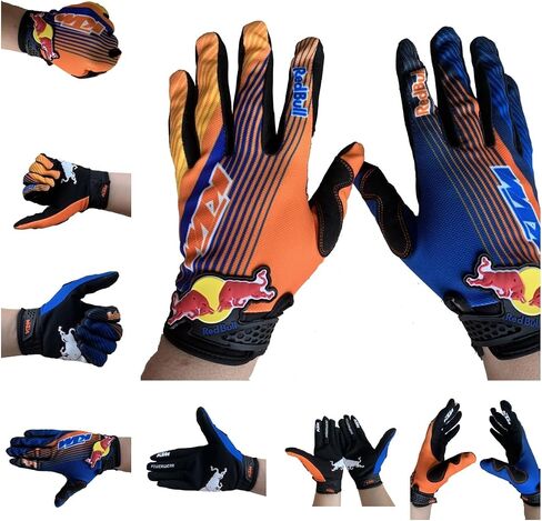 Bull Non-Slip MTB Motorcycle Biking Cycling Gloves Full Finger Off-Road Racing Gloves for Men Women & Mountaineering in Kuwait