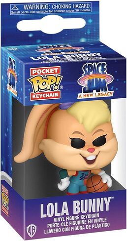 أفلام سلسلة مفاتيح Funko POP: Space Jam، A New Legacy - Lola Bunny، متعددة الألوان، 2 بوصة (56238) in Saudi Arabia