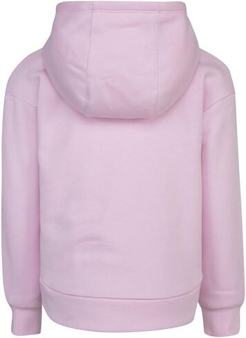 بلوفر Nike Girl's Club Fleece Hi منخفض (للأطفال الصغار) وردي مقاس 6X للأطفال الصغار in Saudi Arabia