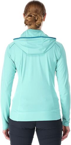 Rab Women's Force Hoody - Lightweight Long-Sleeve Hooded Baselayer Shirt for Hiking, Climbing, & Trail Running in Saudi Arabia