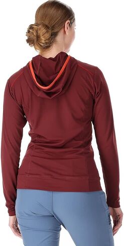 Rab Women's Force Hoody - Lightweight Long-Sleeve Hooded Baselayer Shirt for Hiking, Climbing, & Trail Running in Saudi Arabia