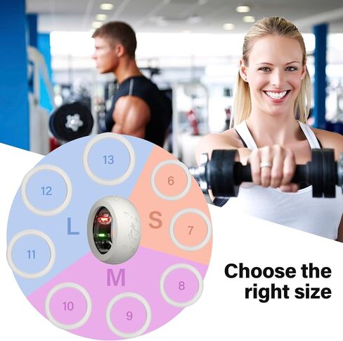Upgrade Thick Ring Protector Compatible with Oura Ring Gen3, Samsung Galaxy Ring, Heart Shape Engraved Elastic Silicone Ring Cover, Sturdy, Suitable for Gym, Training (M for 8-10) in Saudi Arabia