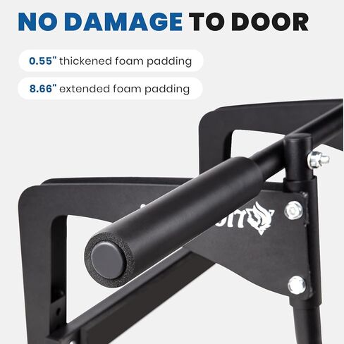 LIONSCOOL Pull Up Bar for Doorway with Pulley System, 300 LB Capacity, Multi-Grip Doorway Pull Up Bar for Home Gym for Upper Body Training in Saudi Arabia