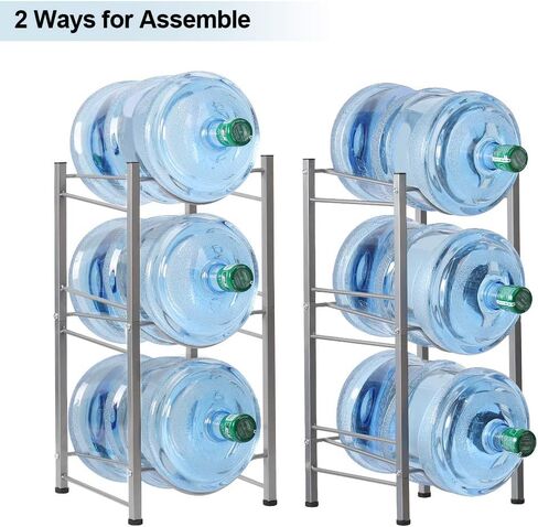 LIANTRAL Water Cooler Jug Rack, 4-Tier Heavy Duty Water Bottle Holder Storage Rack for 5 Gallon Water Dispenser, 5 Gallon Water bottle Holder, 5 Gallon Water Jug Holder in Saudi Arabia