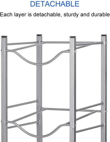 LIANTRAL Water Cooler Jug Rack, 4-Tier Heavy Duty Water Bottle Holder Storage Rack for 5 Gallon Water Dispenser, 5 Gallon Water bottle Holder, 5 Gallon Water Jug Holder in Saudi Arabia