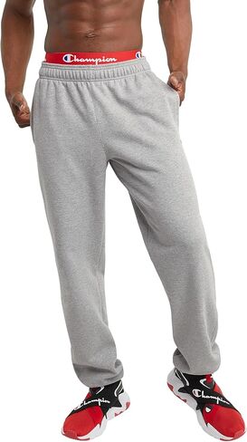 Champion Men'S Sweatpants, Powerblend, Fleece, Comfortable Relaxed-Bottom Pants For Men (Reg. Or Big & Tall) in Saudi Arabia