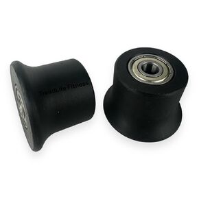 Trolley Seat Rail Roller Wheels - Replacement for Bowflex: Blaze Classic, Elite, Motivator 2, PR1000, Sport, Conquest, Ulitmate 2, SchwinnComp, Revolution (2)