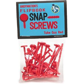 Andymation Snap Screws Red for Binding Animated flipbooks Together