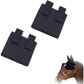 Horse Blinker Horse Eye Blinders for Racing Training Keep Calming Eye Side Shield