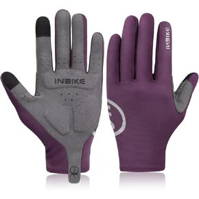 INBIKE Cycling Gloves Men Women Thin Fleece Touchscreen Padded Bike Gloves for Running Driving Biking Hiking in Kuwait