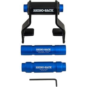 Rhino Rack USA RBCA030 Multi Axle Adaptor Converts Rhino Fork Mount Carrier to Work w/Thru-Axle Standards Multi Axle Adaptor, Black/Blue