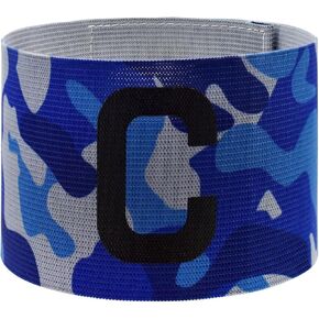 Unisex Sport Captain Armband, Adjustable Captain's Armband for Soccer Team Training Adults Elastic Captain Arm Band Outdoor Football Sports Accessories