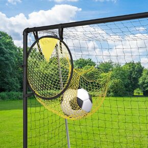 2 Pcs Top Bins Soccer Target Goal, Portable Football Goal Target Nets, Corner Soccer Train Goal Ball Target Practice Equipment, Outdoor Football Throwing Target for Backyard Practice Training