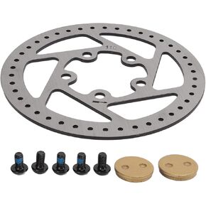 VBESTLIFE Scooter Disc Brake Rotor,110mm 5 Hole Stainless Steel Disc Brake Rotor and Brake Pad for M365/1S/LITE Electric Scooter Good Heat Electric Scooter