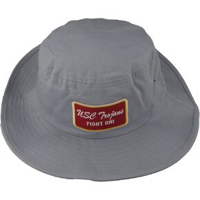ZHATS Standard NCAA Officially Licensed Bucket Hat Patch Gray Brick, Grey, Large-X-Large