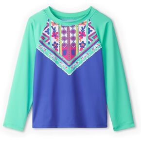 Hatley Girls' Swim Long Sleeve Rashguard Top