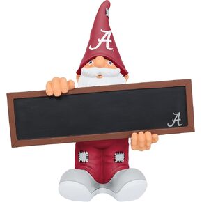 FOCO Alabama Crimson Tide NCAA Chalkboard Sign Gnome