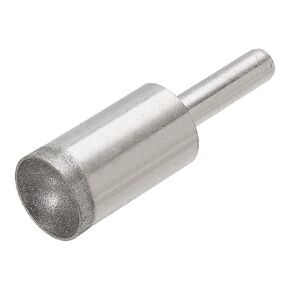 uxcell Diamond Grinding Mounted Point, 15mm 600 Fine Grits Spherical Concave Head Bead Coarse Grinding Bit for Jade Amber Stone Beeswax Glass