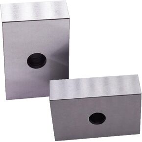 1 x 2 x 3 Inch Blocks Set Matched Pair 123 Blocks, Hardened Steel One Hole, Precision Ground Machinist Set Up Blocks (2 PCS) in Kuwait