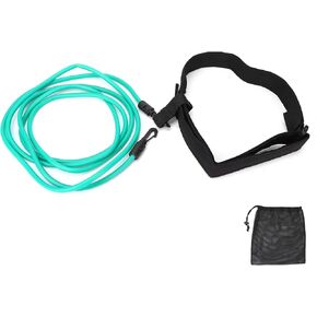 Swim Training Resistance Belt, 10.5ft Elastic Rope for Swim Exercise, Pool Swim Trainer Belt Harness, for Swim Training & Exercise