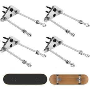 4 Packs Skateboard Wall Mounts, Triangle Electroplated Iron Skate Deck Display Wall Mount Rack with Two Screw Holes for Skateboard Holder Storage Horizontal and Vertical Decor