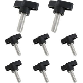 مقابض لولبية مقبض M8 * 25 مللي متر نوع لقط مقبض أسود البلاستيك T-شكل لقط مقبض مقابض لولبية Handle-8PCS in Kuwait