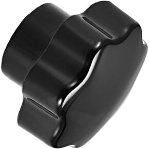 Star Knob, 50mm Diameter M10, Plastic Head Female Clamping Handle Screw-On Thread Knob Grip - (Applications: for Mechanical Equipment), 1-Pieces