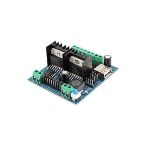 L298N Four-Channel Motor Driver Module with Dual L298N Chips, LM2596s Buck Chip, for Arduino Robotics DIY
