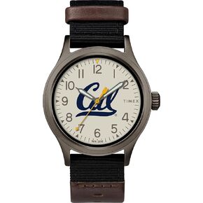 Timex Tribute Men's Collegiate Pride 40mm Watch - U Cal Berkeley Golden Bears with Black Fastwrap Strap