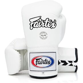 Fairtex BGL6 Handmade Leather Gloves| Optimal fist closure with a locked-thumb design| Premium leather |triple-layered foam |Lace-up closure. Ideal for boxing, MMA, and kickboxing.
