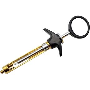 Dental Syringe Aspirating 1.8ml Black & Golden Anesthetic Syringe Dental Instruments