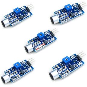 HiLetgo 5pcs Sound Sensor Module Voice Detect Voice Control Switch