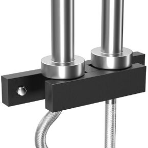 حامل الأثقال، حامل على الحائط من الأثقال للقضبان الأولمبية والكورية، منظم رف رفع الأثقال الرأسي للتخزين في صالة الألعاب الرياضية المنزلية in Kuwait