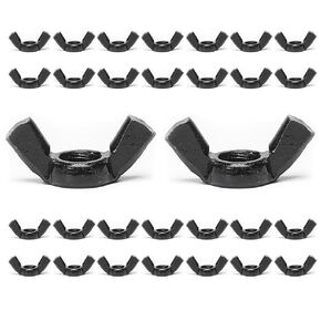 30 PCS 5/16-18 Wingnuts, Carbon Steel Wing Nuts Silvery Zinc Plated Fasteners Parts Butterfly Nut (Silvery, 5/16-18)