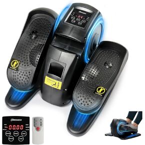 Ktaxon جهاز بيضاوي الشكل كهربائي، جهاز بيضاوي الشكل تحت المكتب مع جهاز تحكم عن بعد، شاشة LCD، 5 سرعات تعديل، 3 أوضاع تلقائية، مجمعة بنسبة 100% وتشغيل صامت in Kuwait