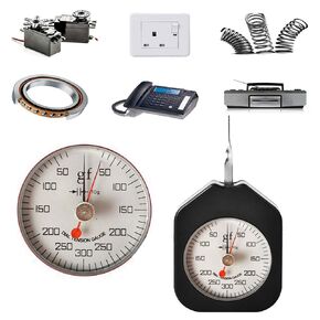 Dial Tension Gauge Meter Tester Force Meter Transverse Tension Meter with Unit G 300G for Dial Measure Equipment Principal Axis Pressure Tension Test