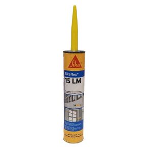Sikaflex 15LM, Aluminum Gray, Low-Modulus Elastomeric Sealant, 300ml Cartridge