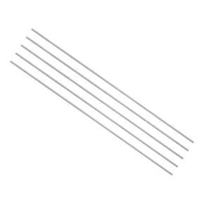 Round Steel Rod, 0.5mm Diameter 60mm Length, High Speed Steel Bar Stock Craft DIY Tool - (Applications: for Drill Lathes Boring Machine), 5-Pieces
